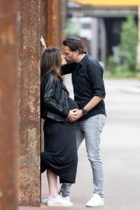 Babybauch Fotoshooting Schaffhausen Stahlgiesserei